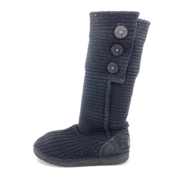 UGG Classic Cardy Tall Knit Winter Boots 10 - Picture 1 of 13